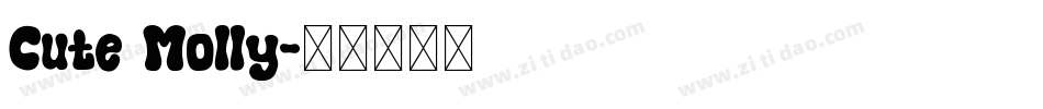 Cute Molly字体转换